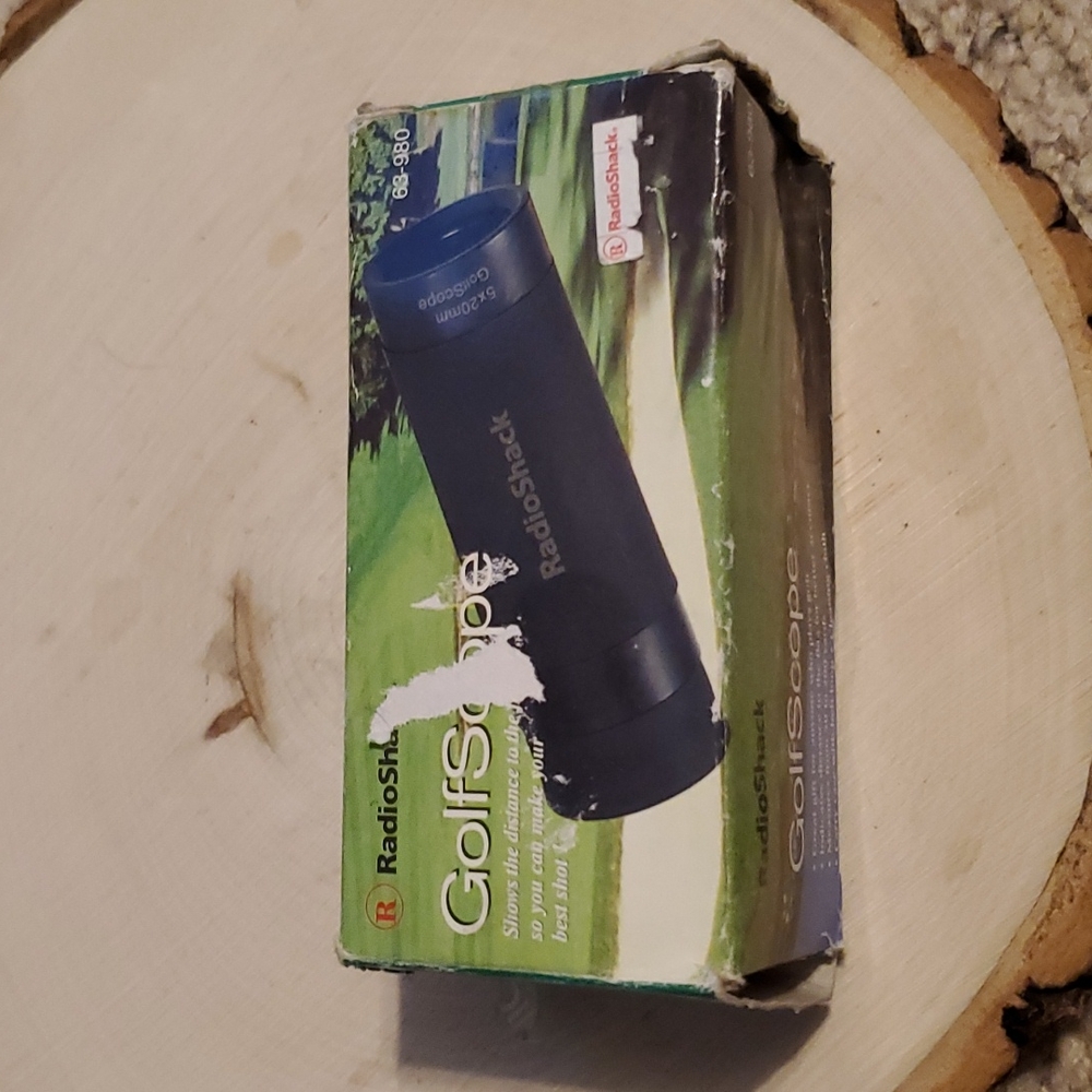 Vintage RadioShack GolfScope 5×20mm Handheld with Case